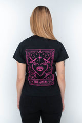 Camiseta Babylook Preta Os amantes