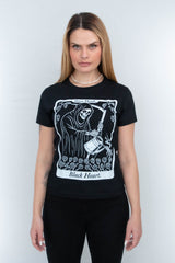 Camiseta Babylook Preta Black Heart