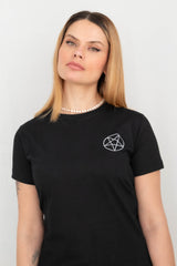 Camiseta Babylook Preta Feitiço da Bruxa
