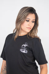 Camiseta Unissex Preta The Lovers
