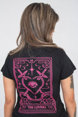 Camiseta Babylook Preta Os amantes