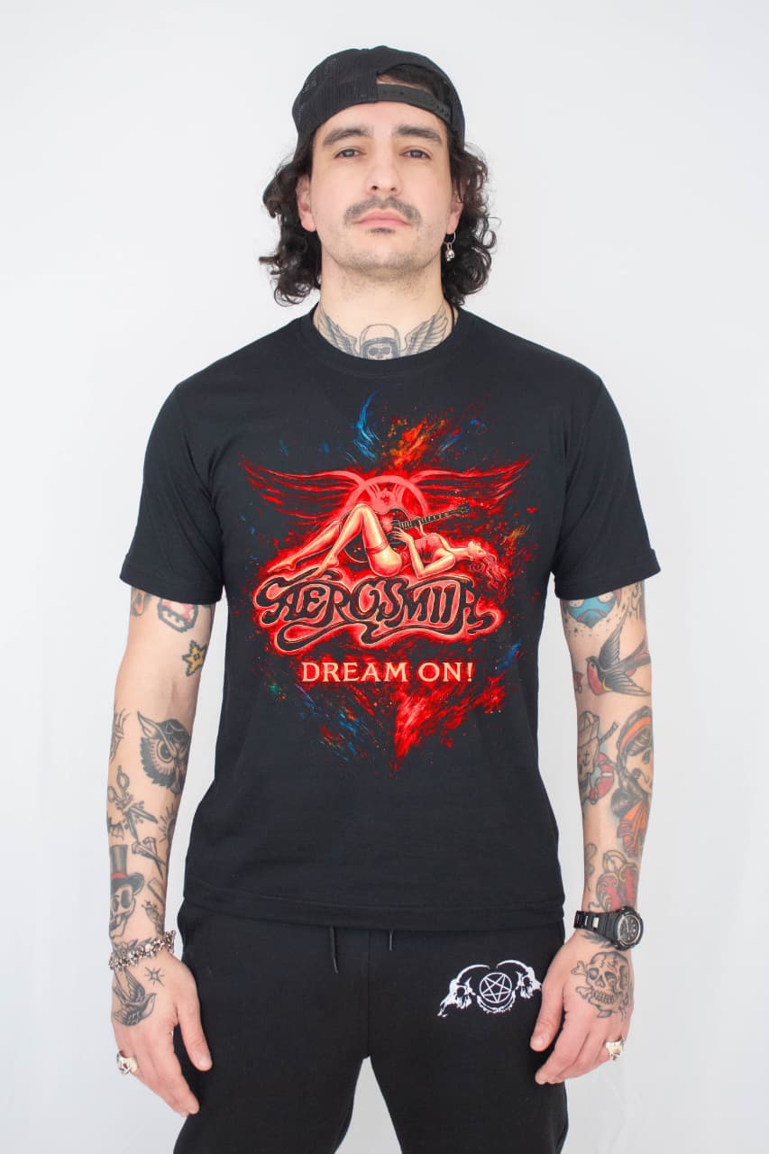 Camiseta Unissex AEROSMITH