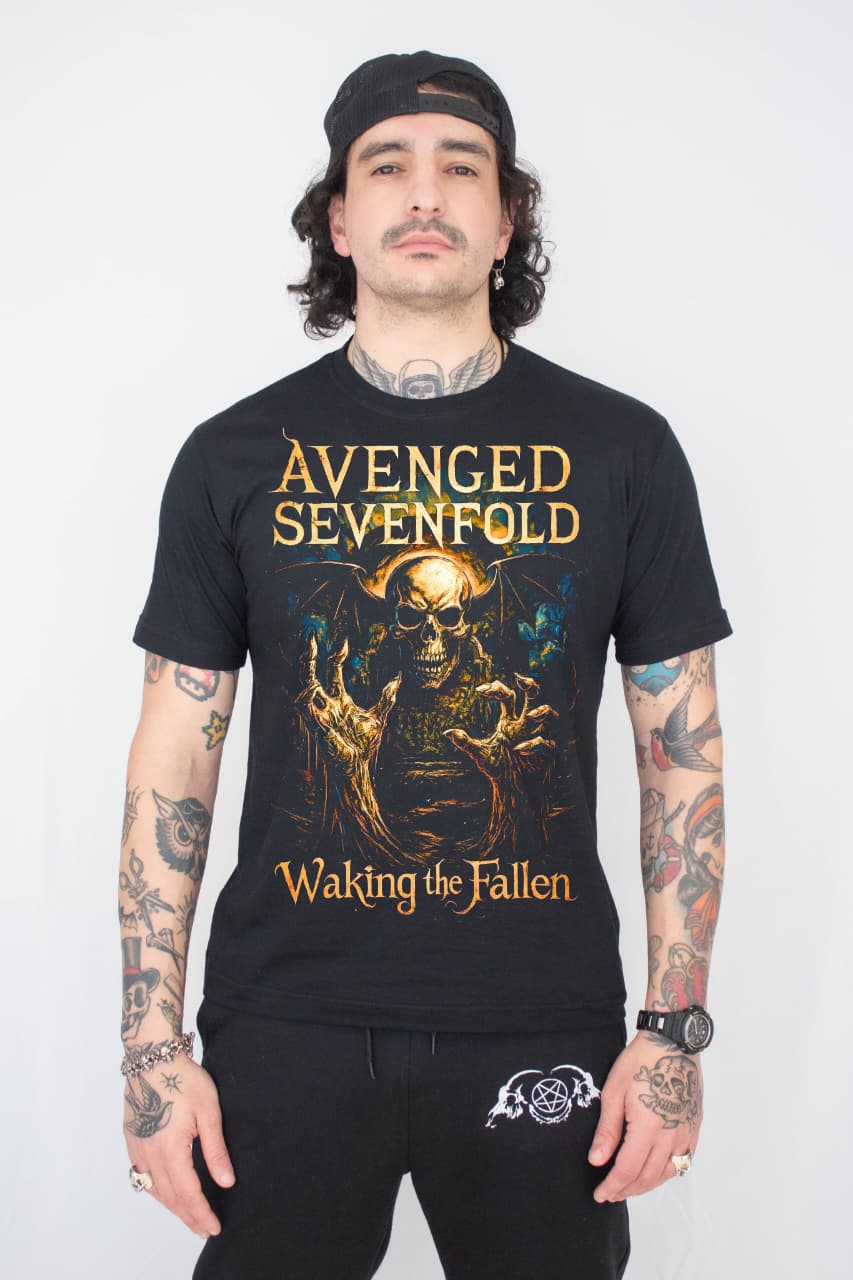 Camiseta Unissex AVENGED SEVENFOLD 3
