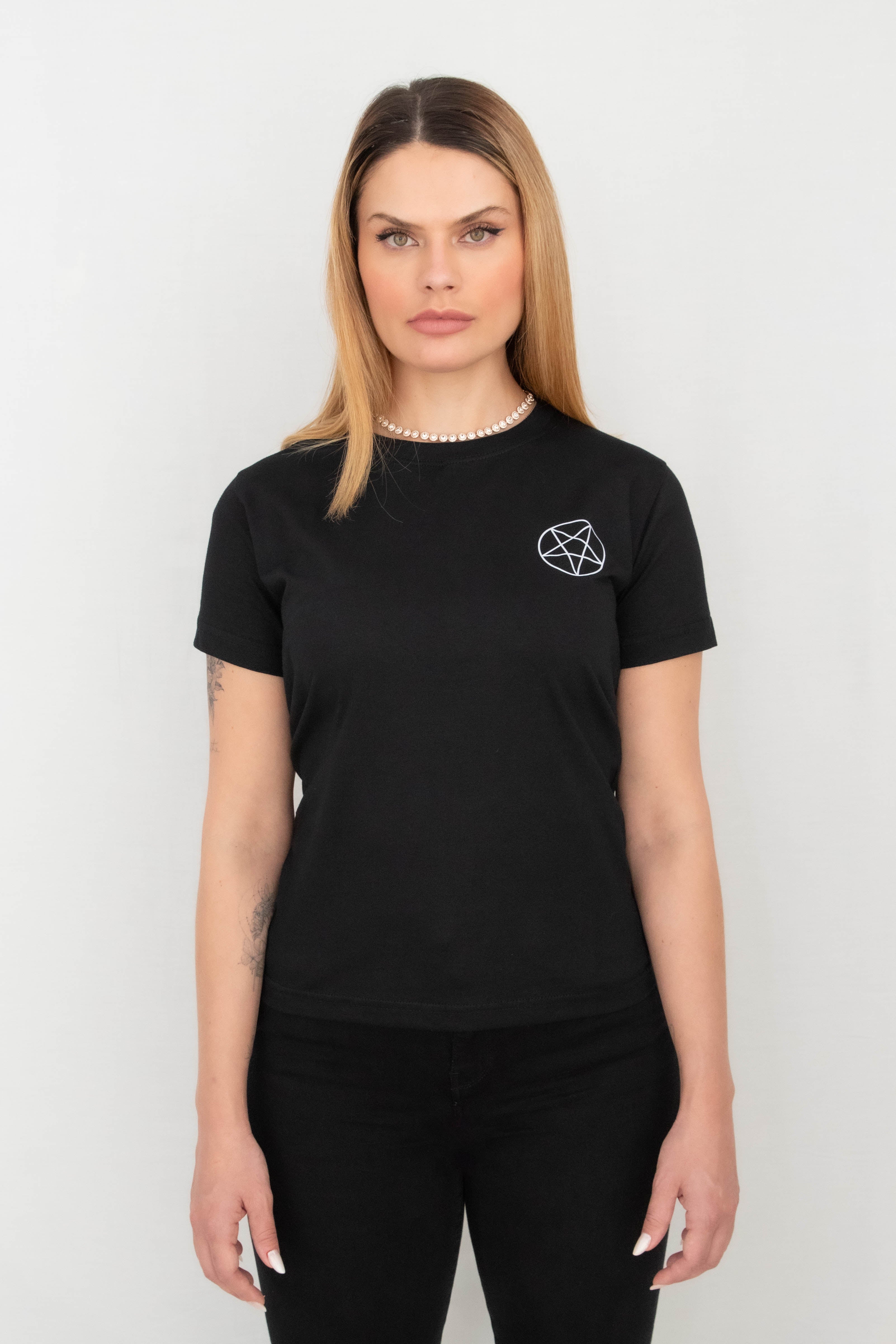 Camiseta Babylook Preta Feitiço da Bruxa