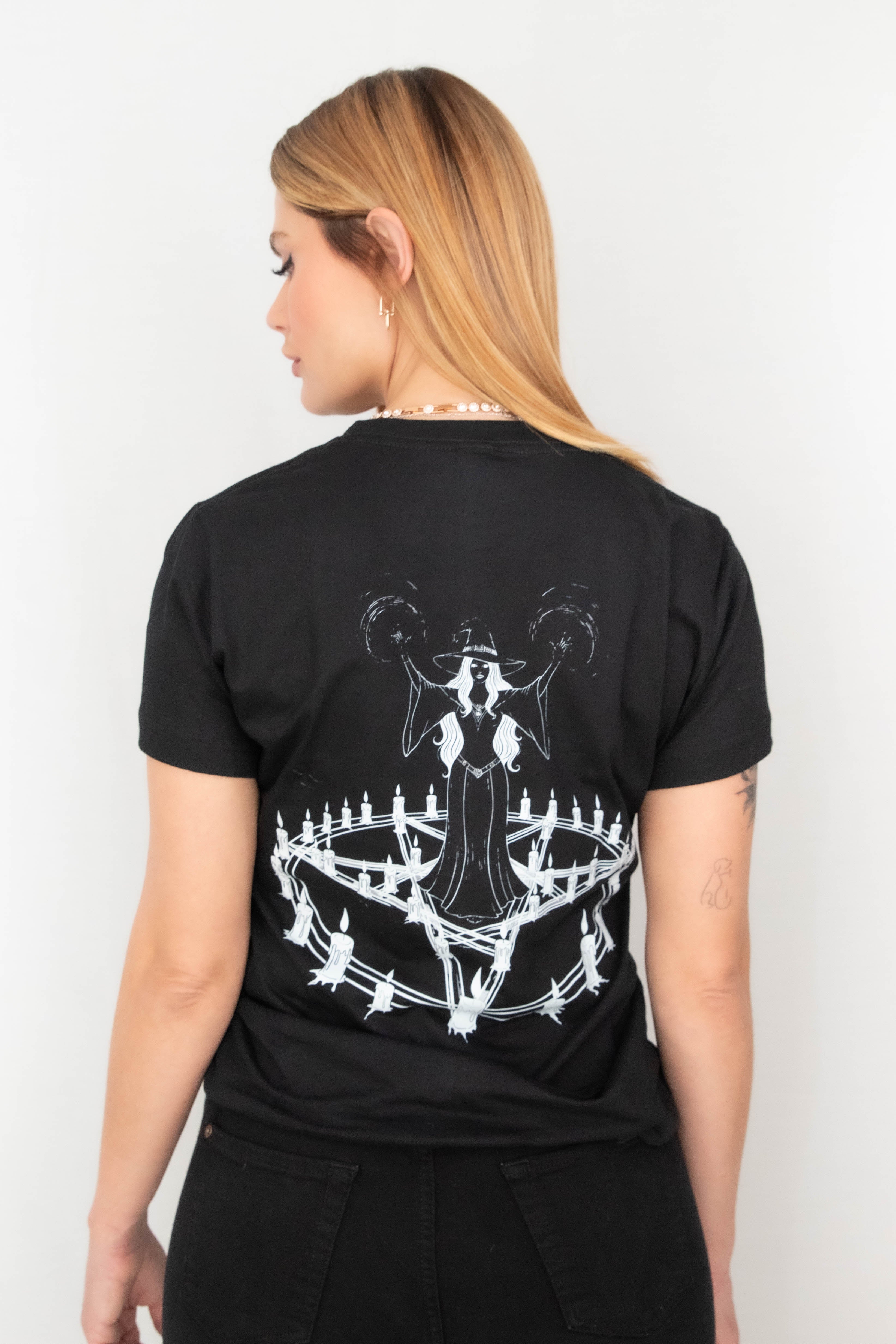 Camiseta Babylook Preta Feitiço da Bruxa