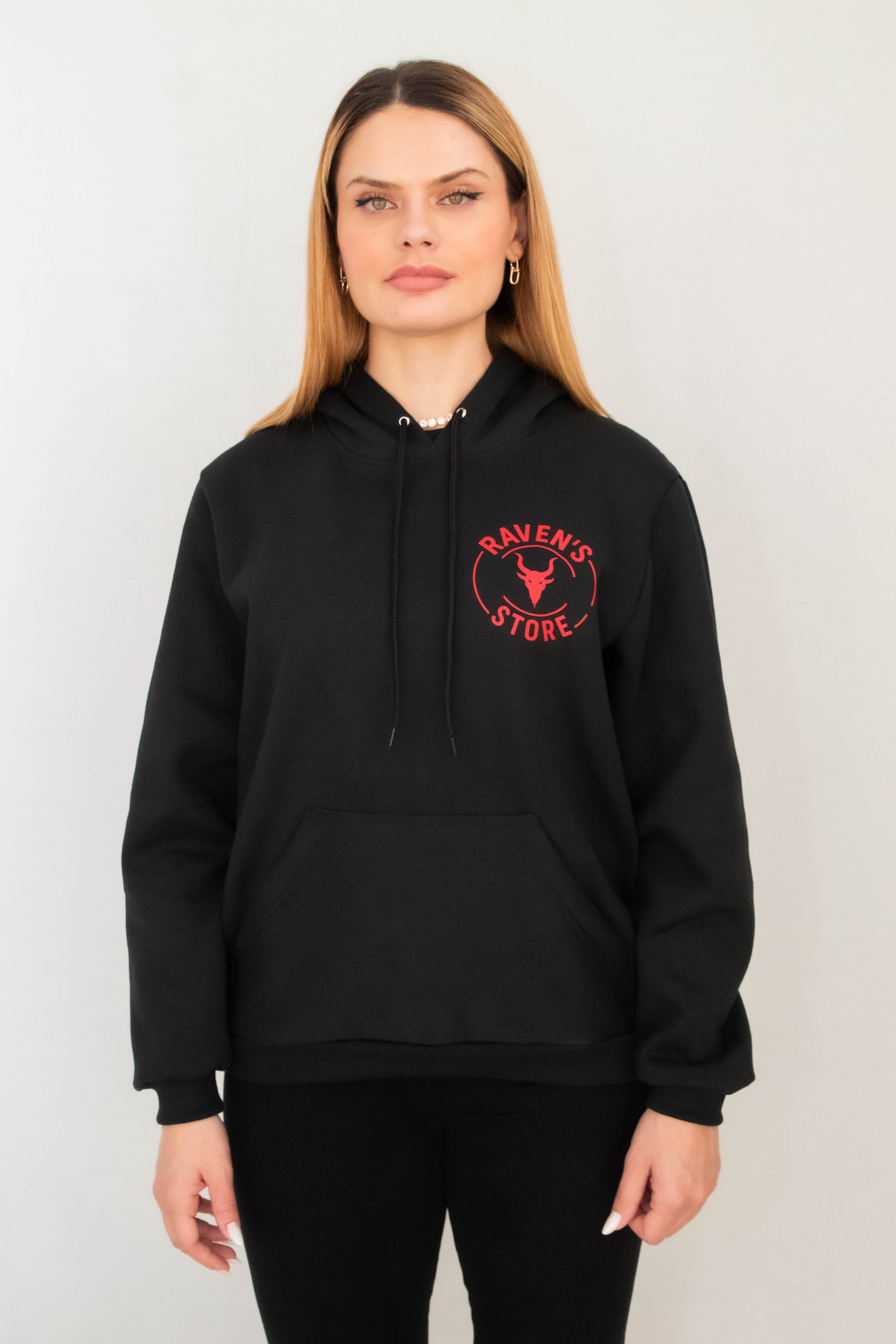 Moletom Unissex canguru preto Demons