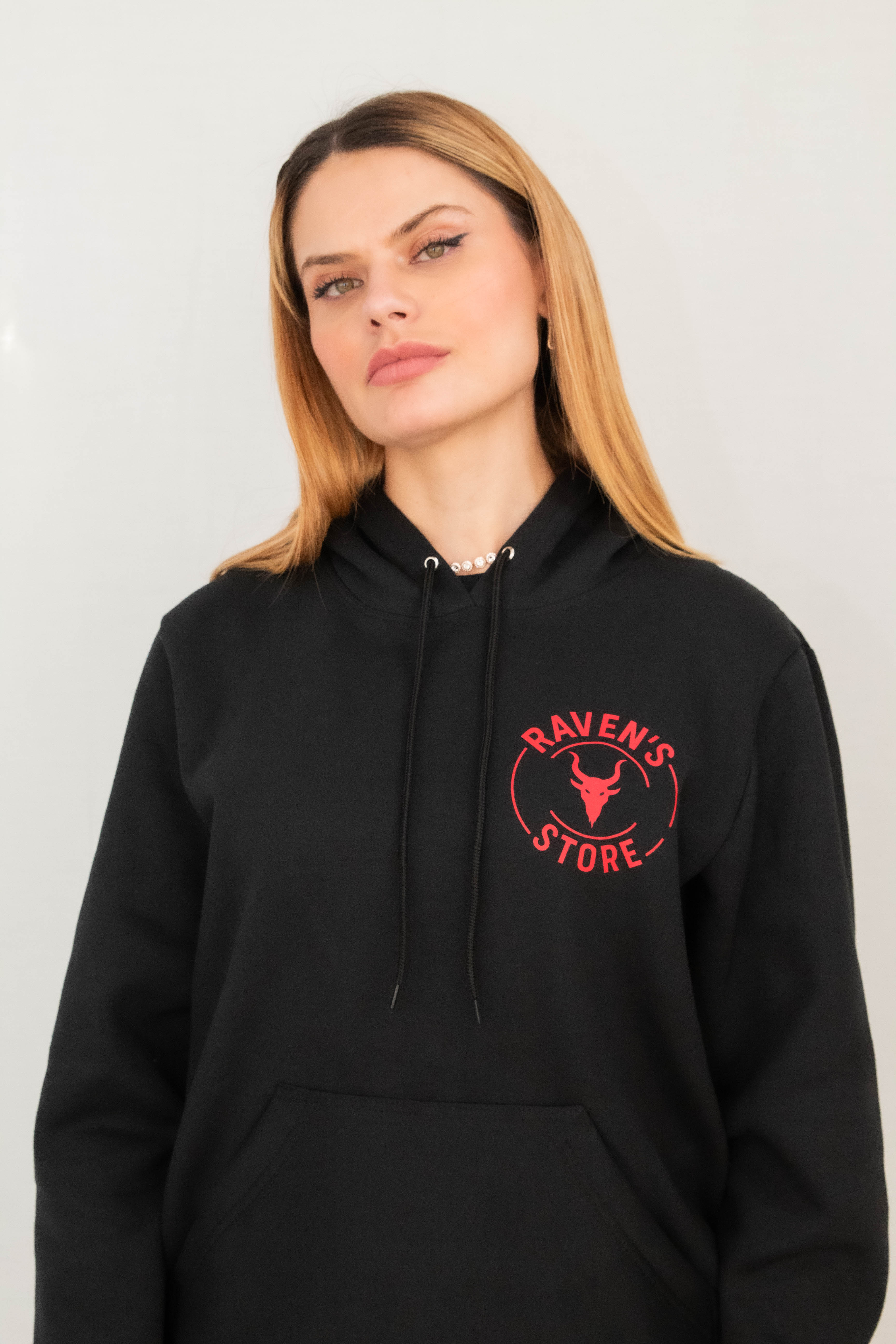 Moletom Unissex canguru preto Demons