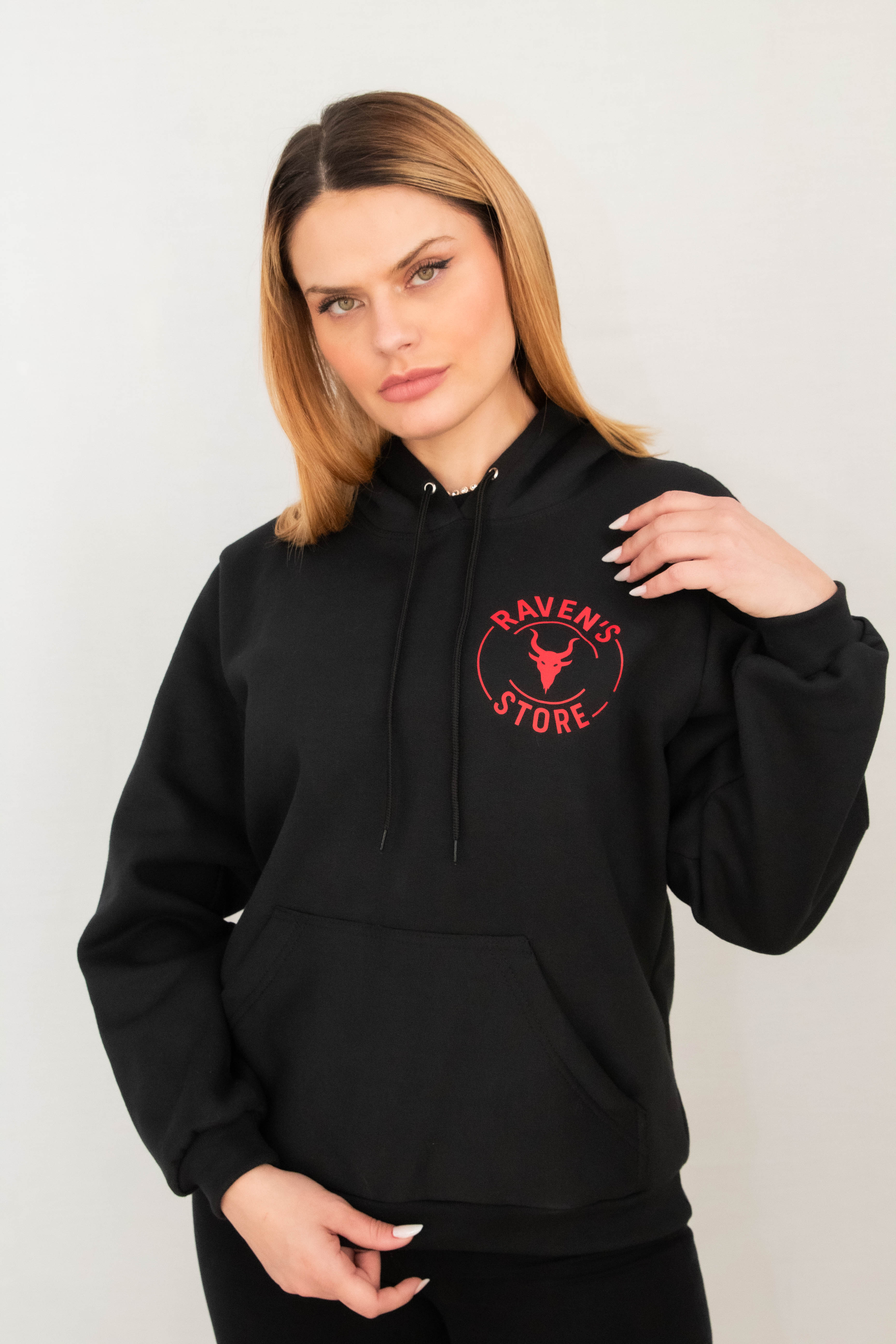 Moletom Unissex canguru preto Demons