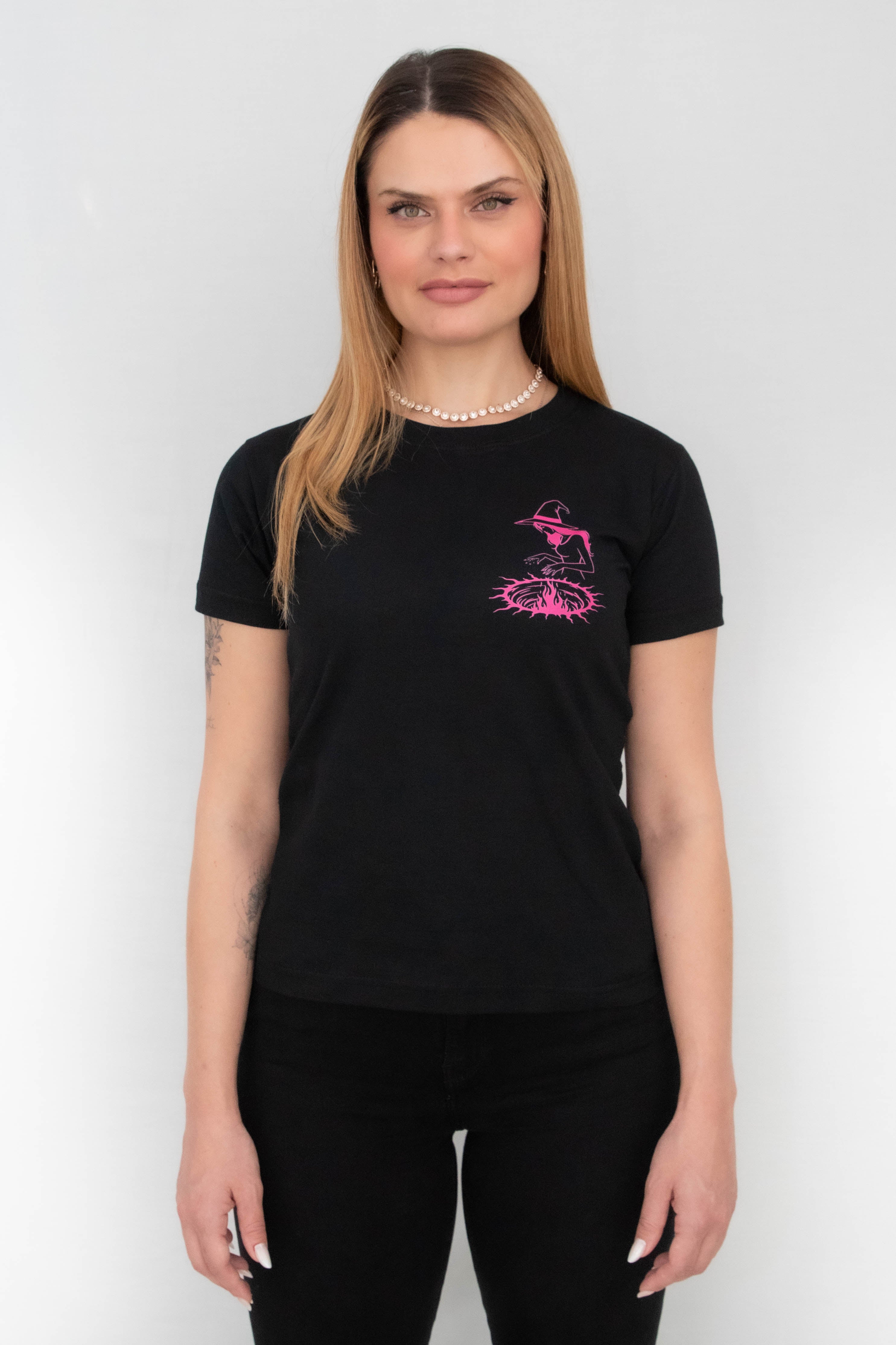 Camiseta Babylook Preta Os amantes