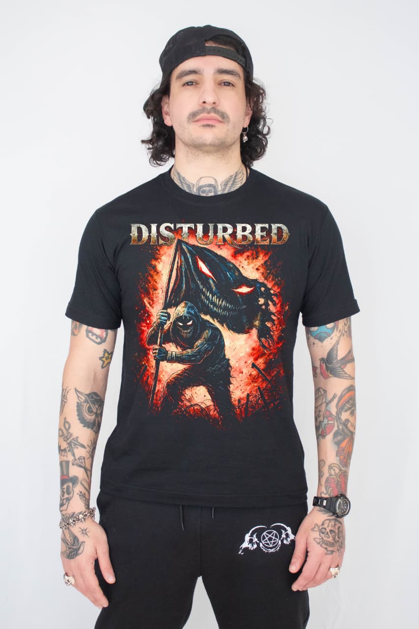 Camiseta Unissex  DISTURBED 3