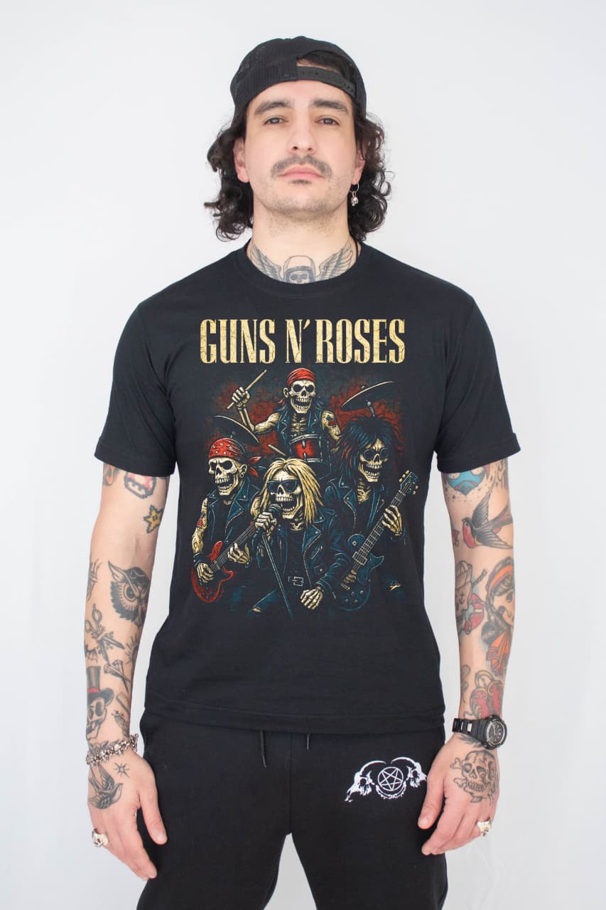 Camiseta Unissex GUNS N' ROSES 3