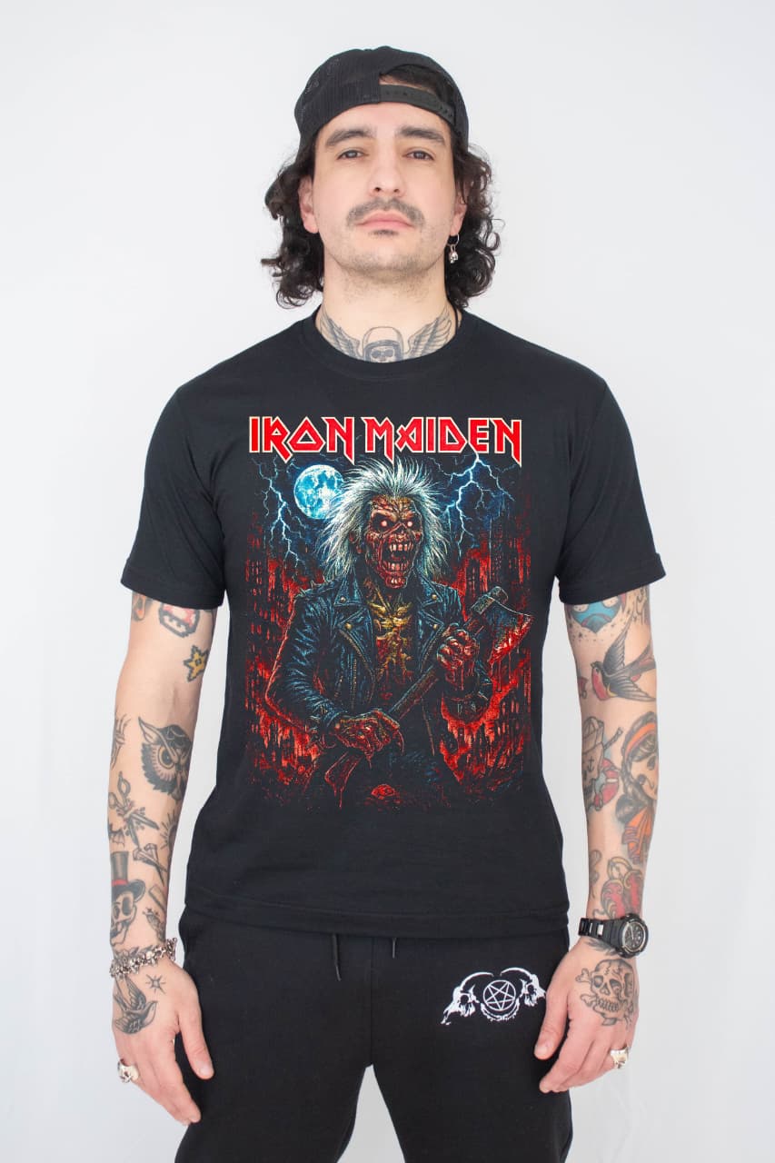 Camiseta Unissex  IRON MAIDEN 4
