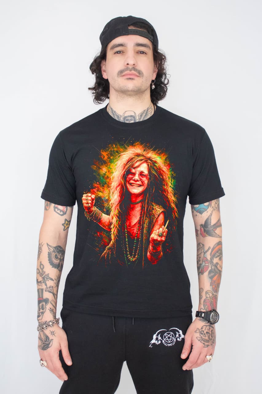 Camiseta Unissex JANIS JOPLIN 2