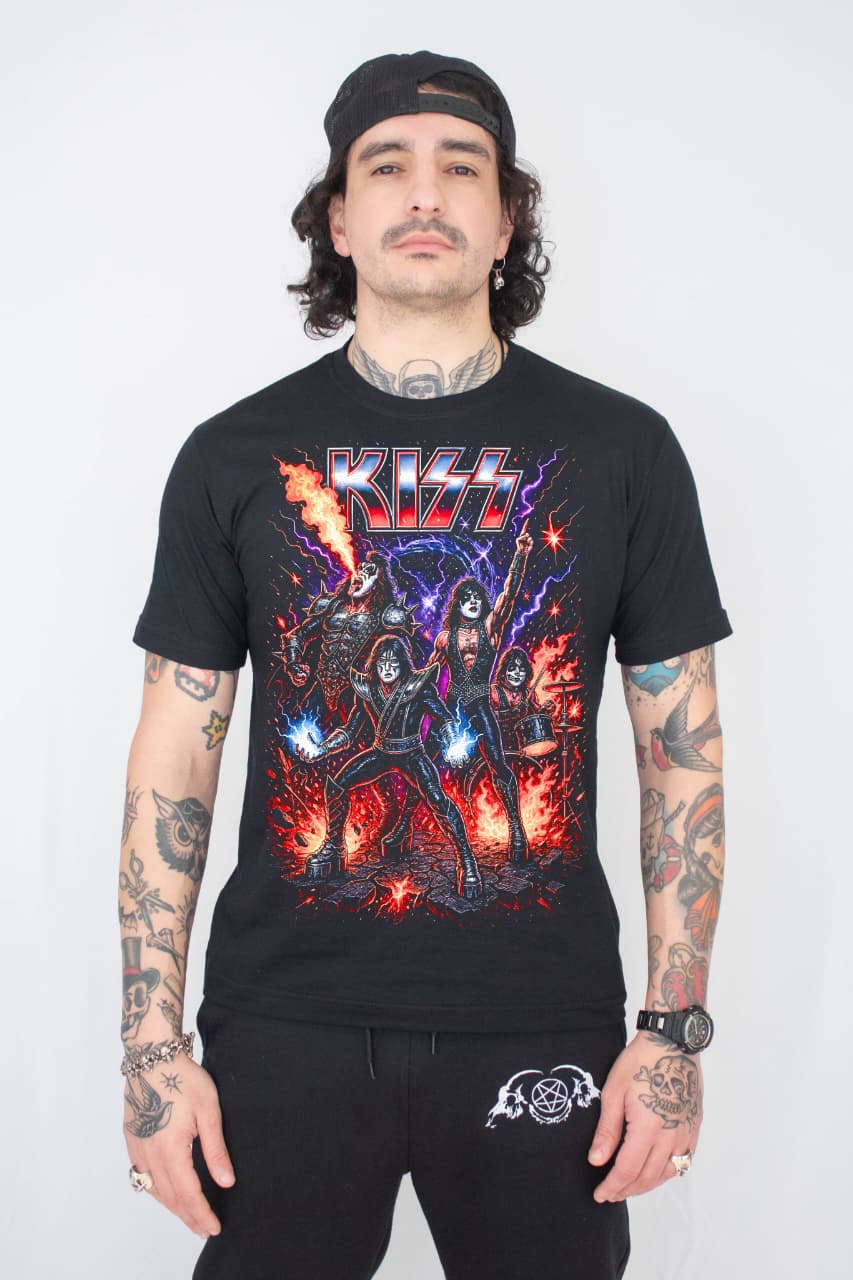 Camiseta Unissex  KISS