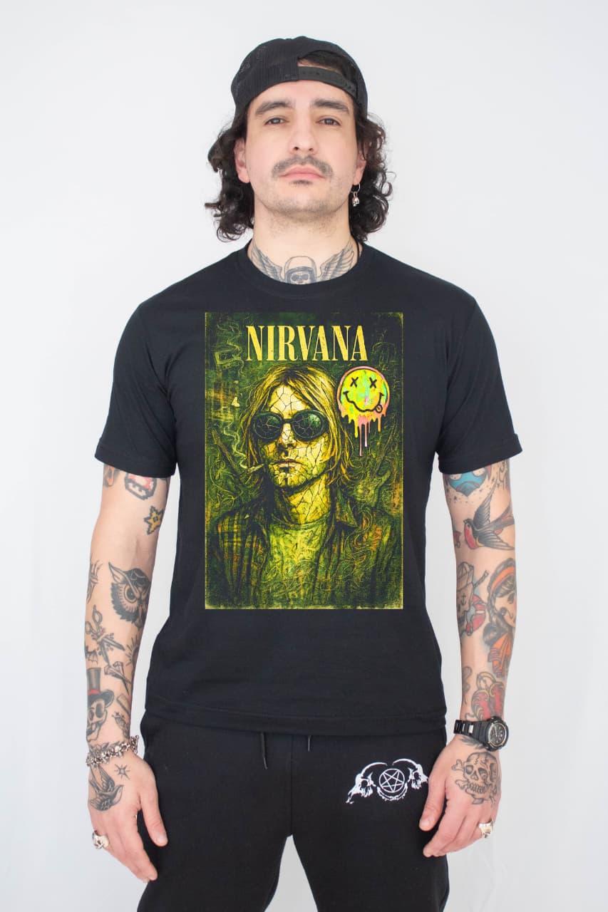 Camiseta Unissex  NIRVANA