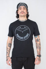 Camiseta Unissex preta Morcego Raven's