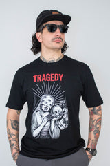 Camiseta Unissex Preta Tragedy