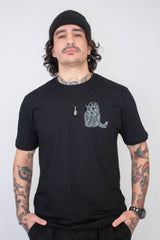 Camiseta Unissex preta Scary