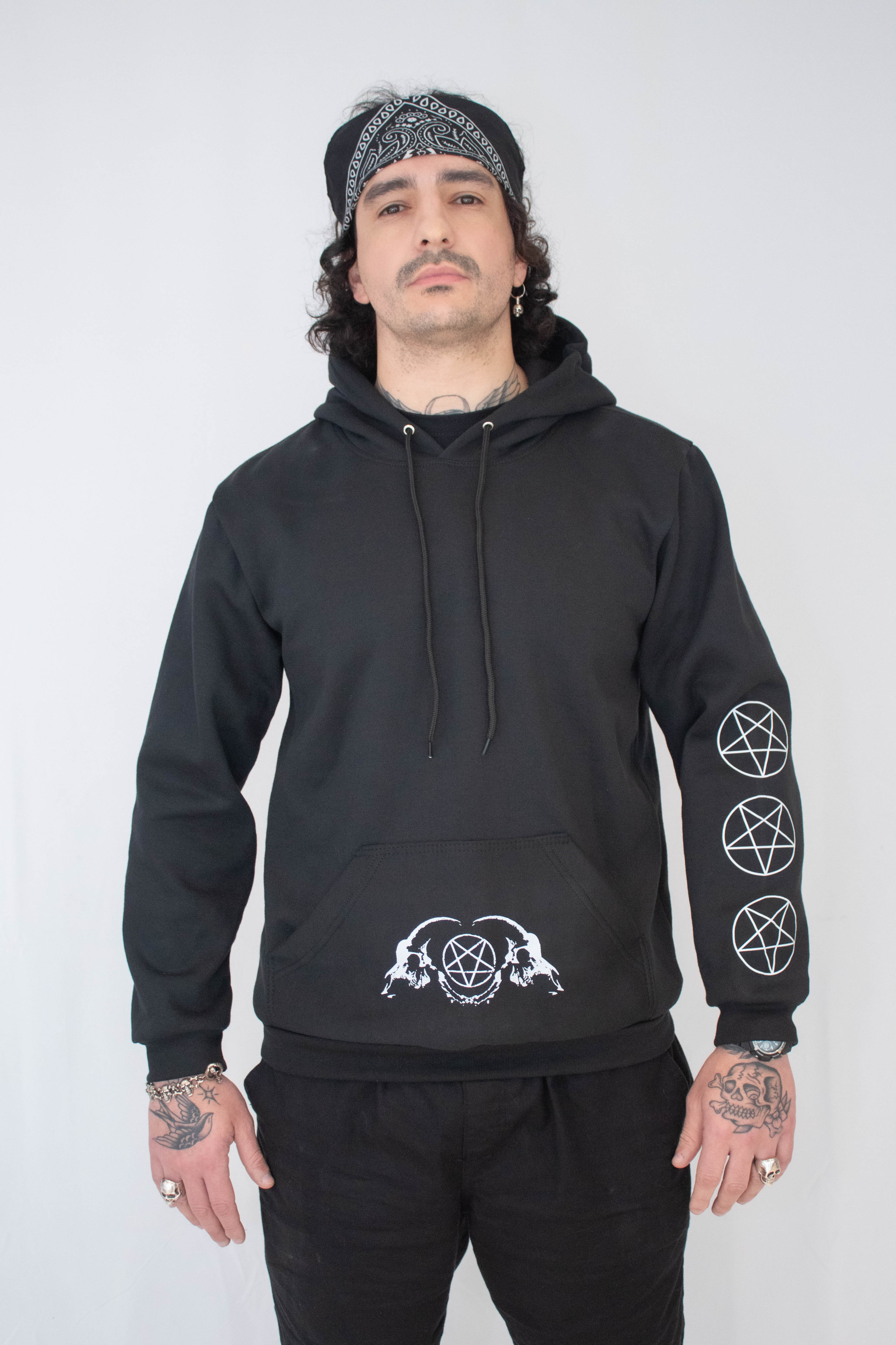 Moletom Unissex canguru Pentagrama Bodes