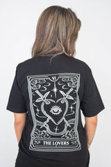 Camiseta Unissex Preta The Lovers