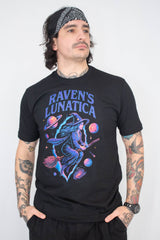 Camiseta Unissex preta Raven's Lunática