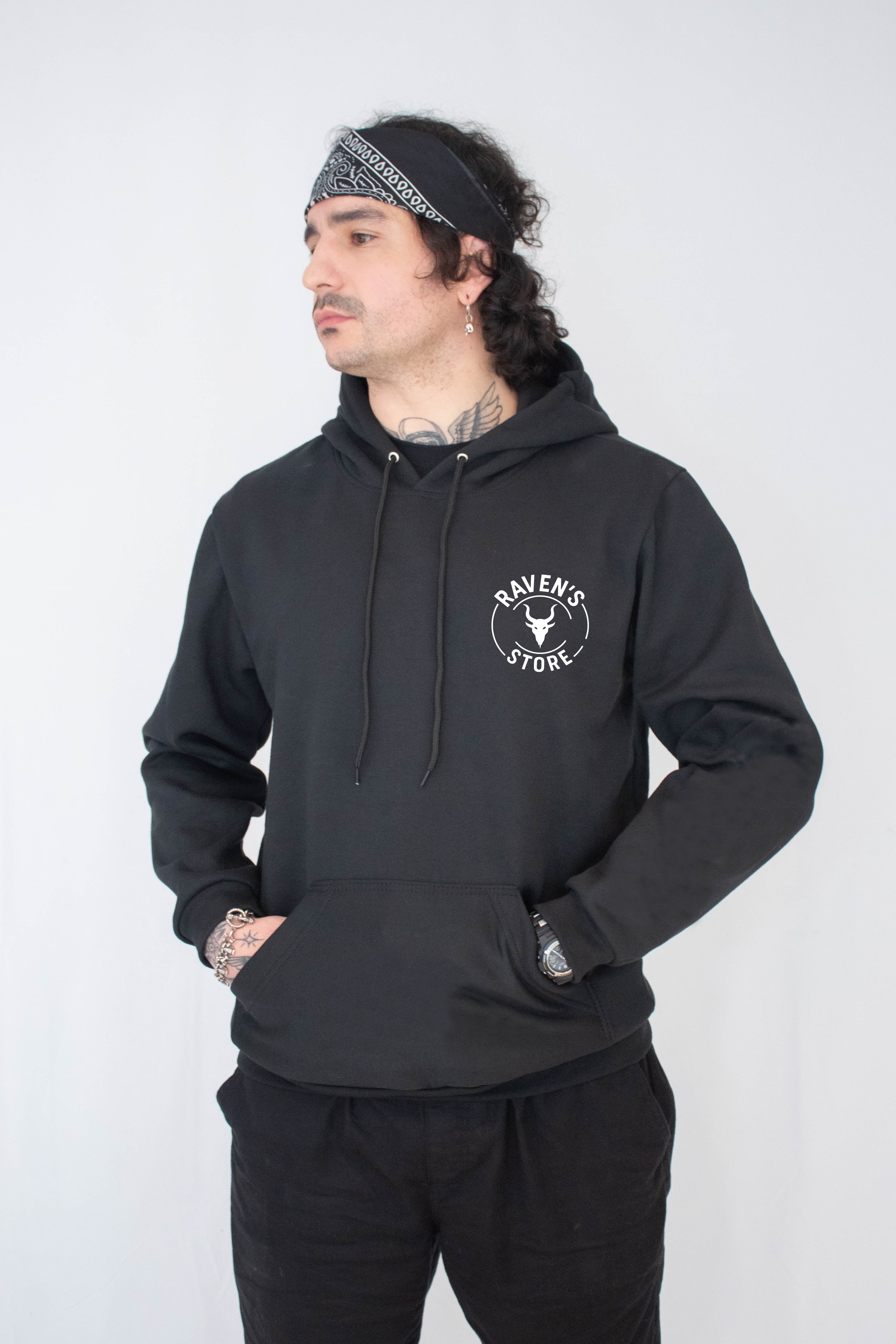 Moletom Unissex canguru Raven's Bodes